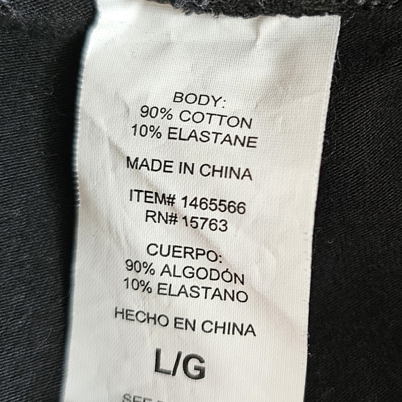 Champion cotton blend black graphic leggings Size L - Picture 6 of 6